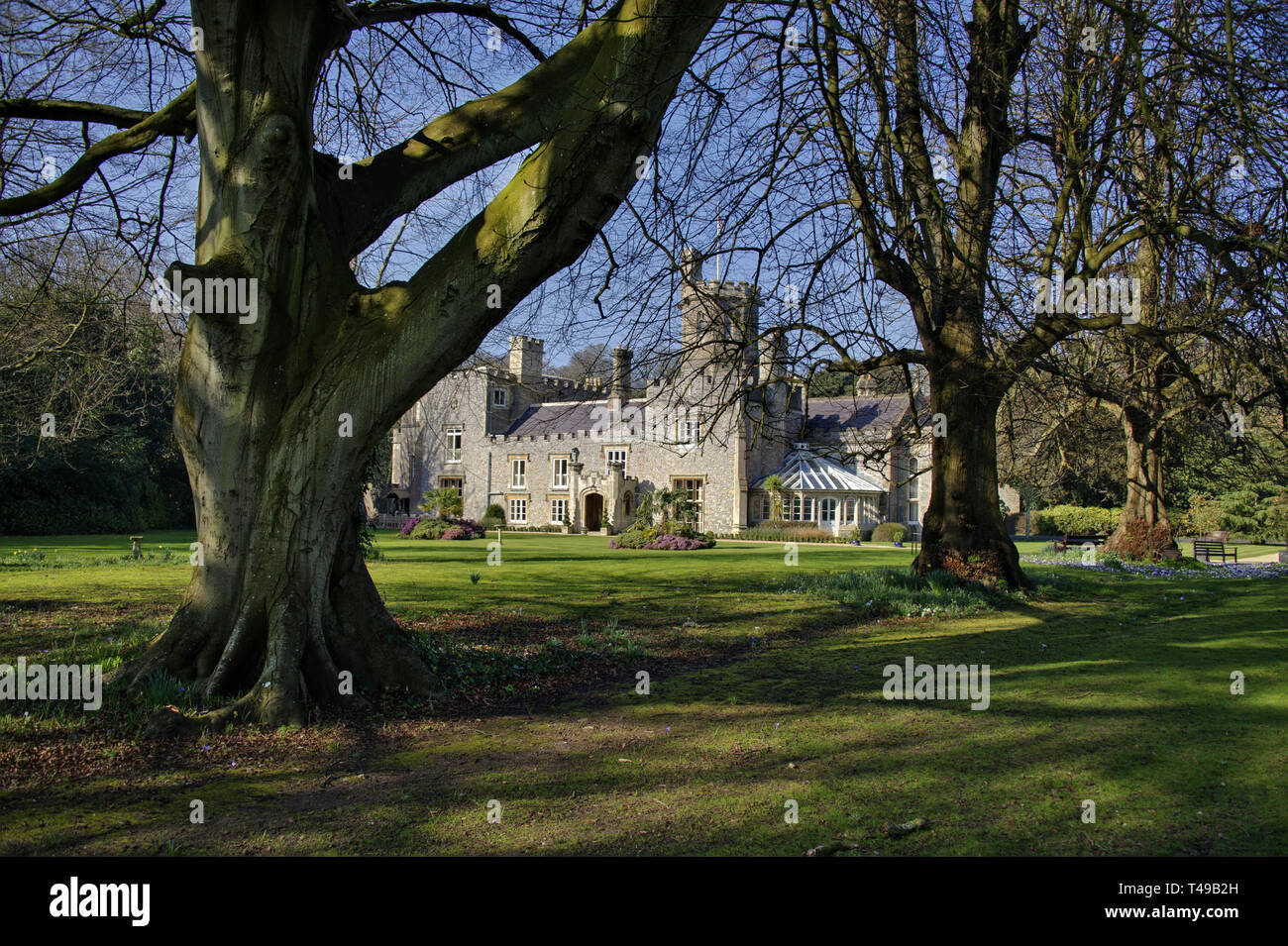 In salita Manor, in salita, Weston-Super-Mare, Somerset, Regno Unito, con i proprietari di Tina & Craig Kennedy. Foto Stock