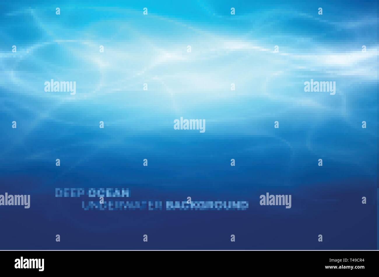 Blu profondo e acqua di mare naturale astratto dello sfondo. Illustrazione Vettoriale Illustrazione Vettoriale