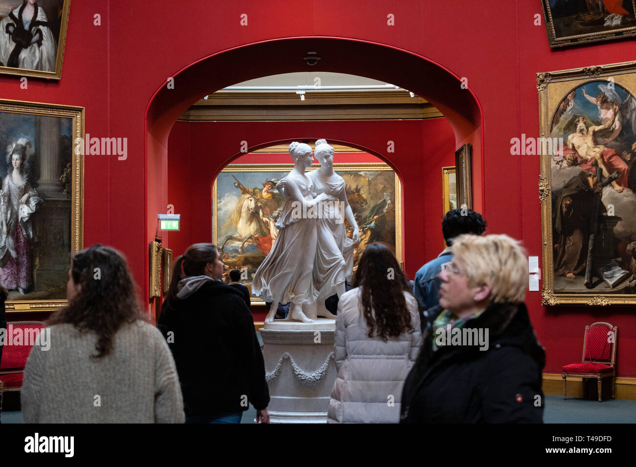 Scottish National Gallery Art Museum, Edimburgo, Scozia, Regno Unito, Europa Foto Stock