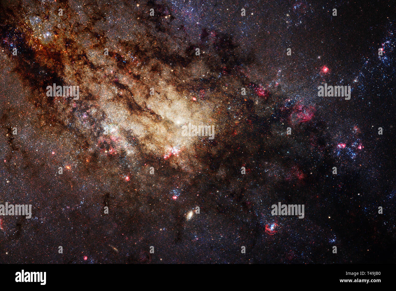 Nebulose una nube interstellare di polvere di stelle. Gli elementi di questa immagine fornita dalla NASA Foto Stock
