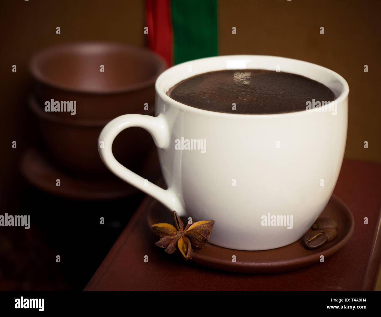 caffè scuro Foto Stock