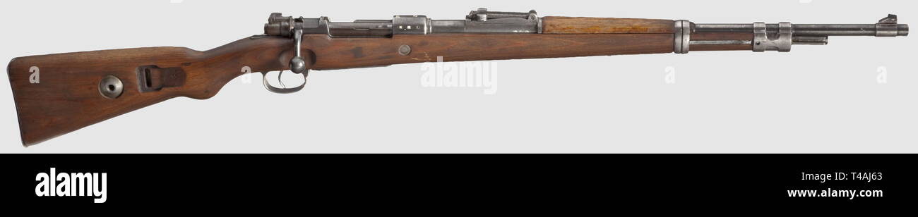 Armi di servizio, Germania fino al 1945, carabina K 98 K, Codice 42 - 1940, calibro 8 x 57, numero 7403p, Editorial-Use-solo Foto Stock