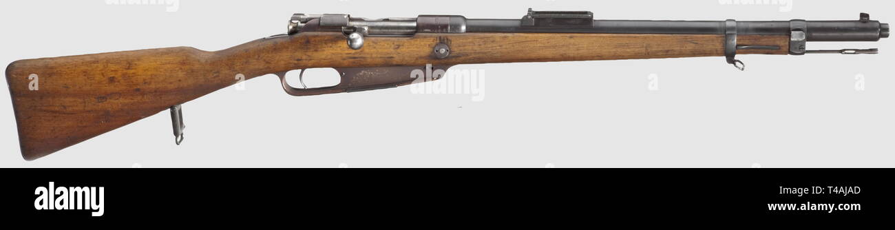 Armi di servizio, impero tedesco, fucile accorciato 88, Loewe 1891, calibro 8 x 57, numero 6850r, Additional-Rights-Clearance-Info-Not-Available Foto Stock
