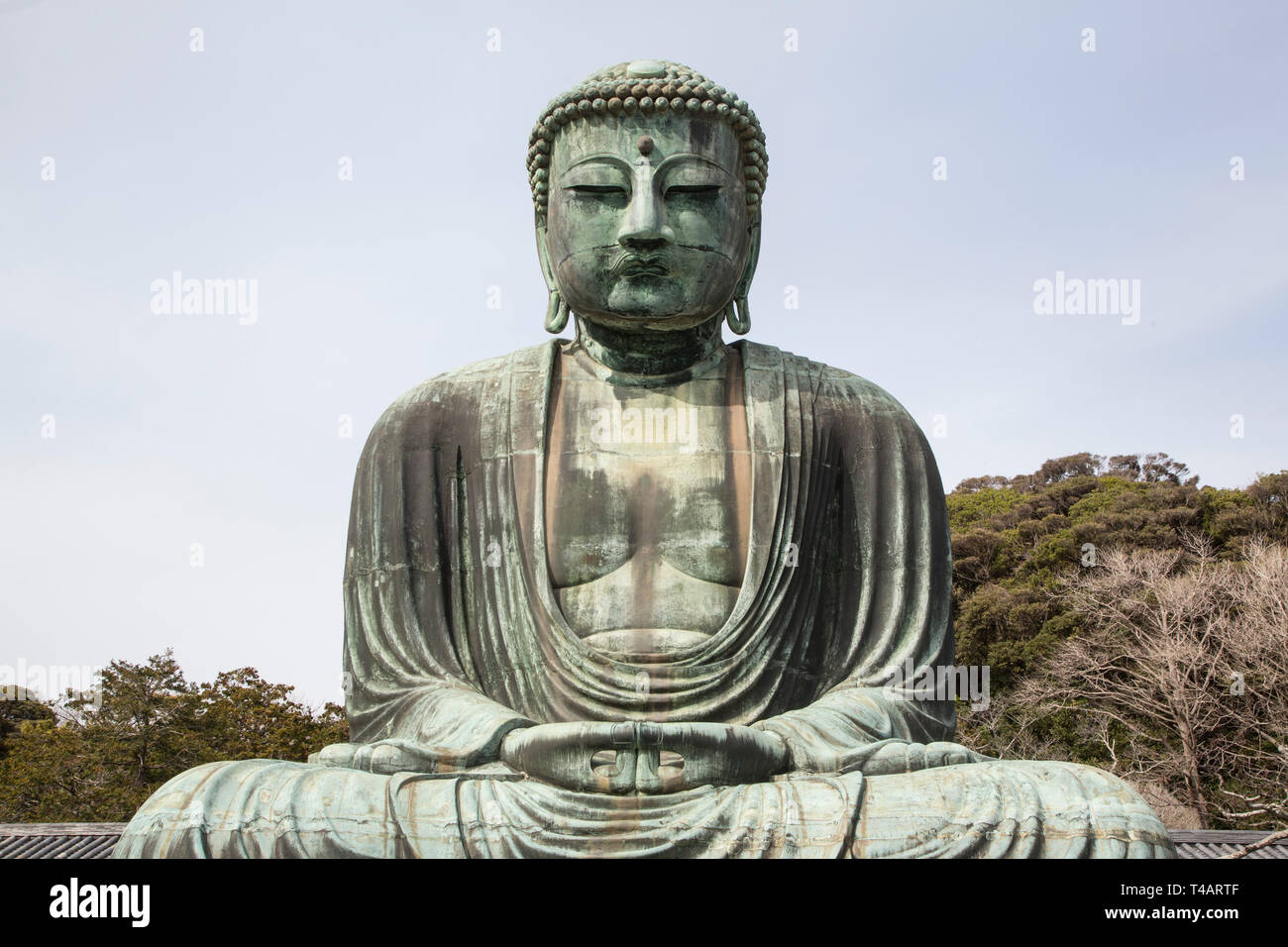 Il grande Budda di Kamakura Foto Stock