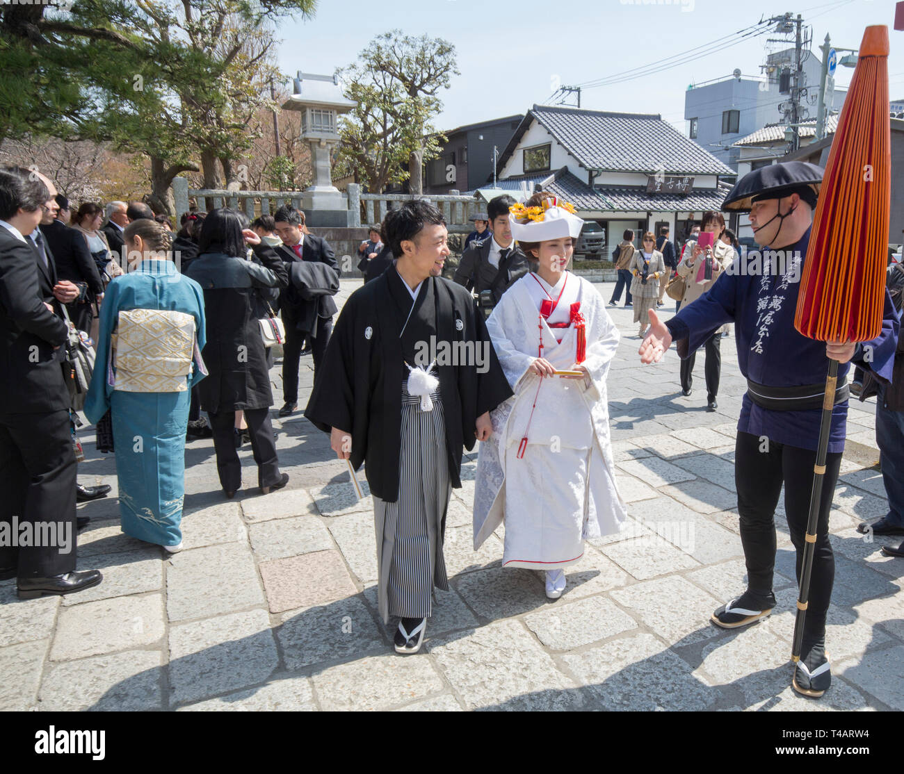 Matrimonio giapponese KAMAKURA/Giappone Foto Stock