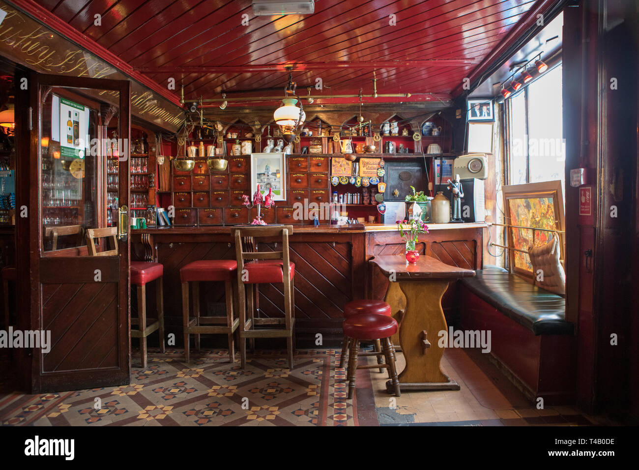 Pub interno, Irlanda Foto Stock