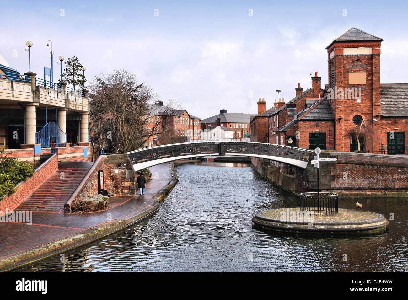 Acqua di Birmingham canal rete. West Midlands in Inghilterra. Foto Stock