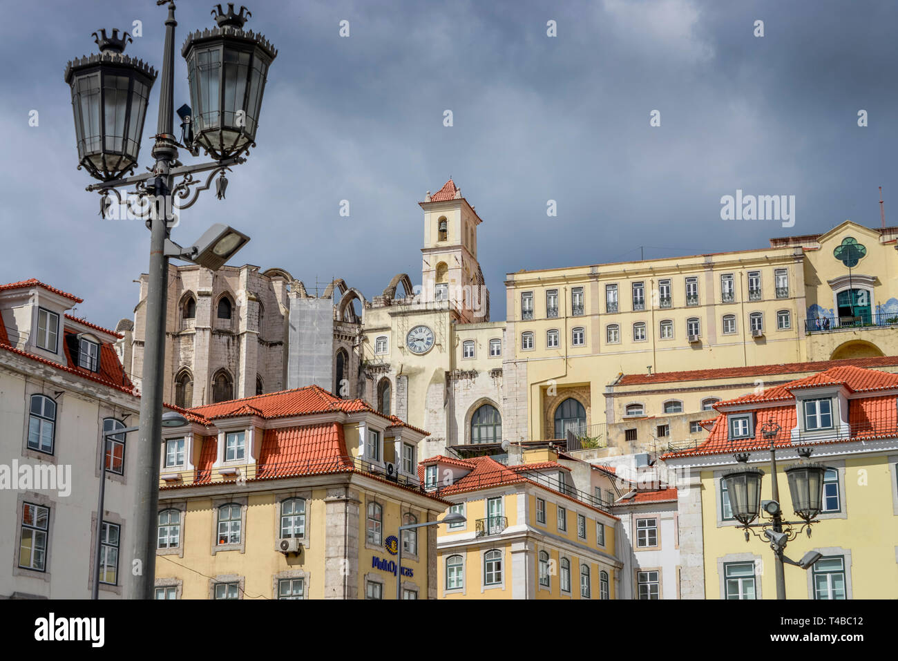 Convento do Carmo, Guarda Nacional Republicana, Lisbona, Portogallo Foto Stock