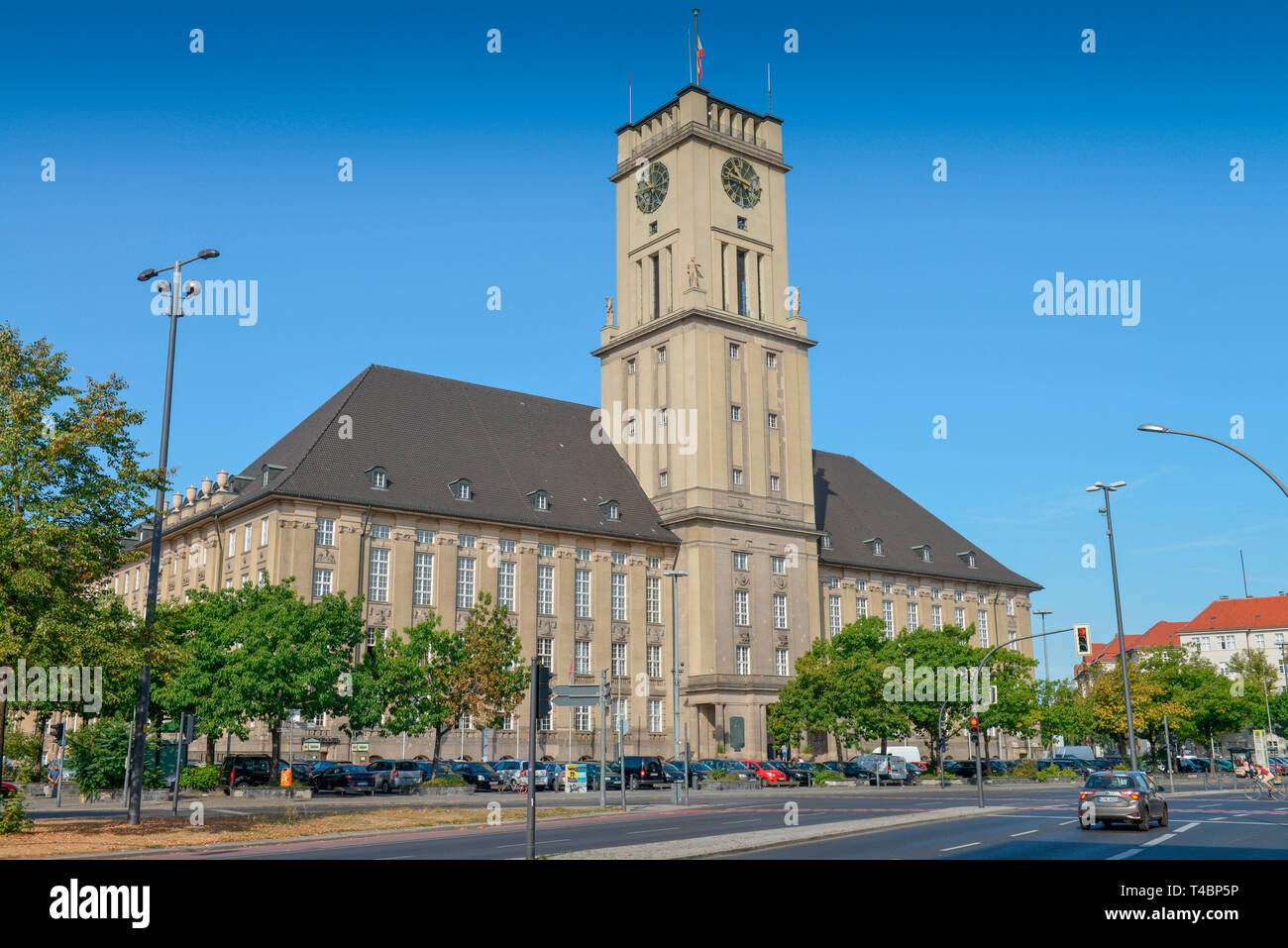 Il Rathaus Schoeneberg, John-F.-Kennedy-Platz, Schoeneberg, Berlino, Deutschland Foto Stock