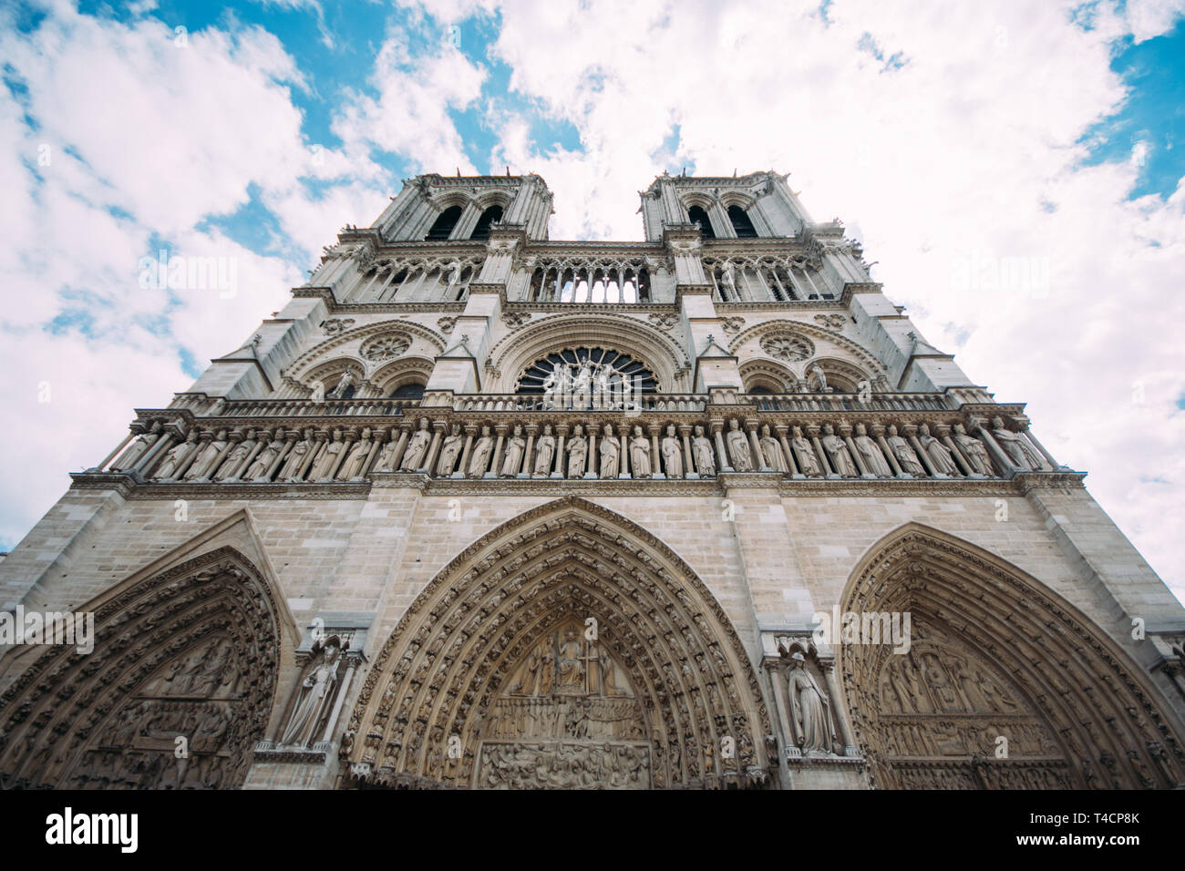 Cattedrale di Notre Dame de Paris Francia Europa Foto Stock