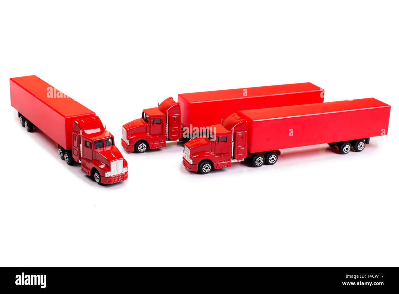 I carrelli stand in linea Foto Stock