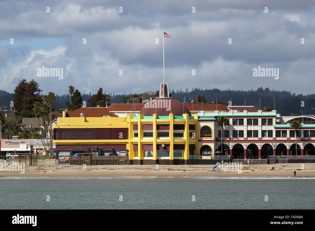 Cocoanut Grove conference center, Santa Cruz Beach Boardwalk, Santa Cruz, in California, negli Stati Uniti Foto Stock