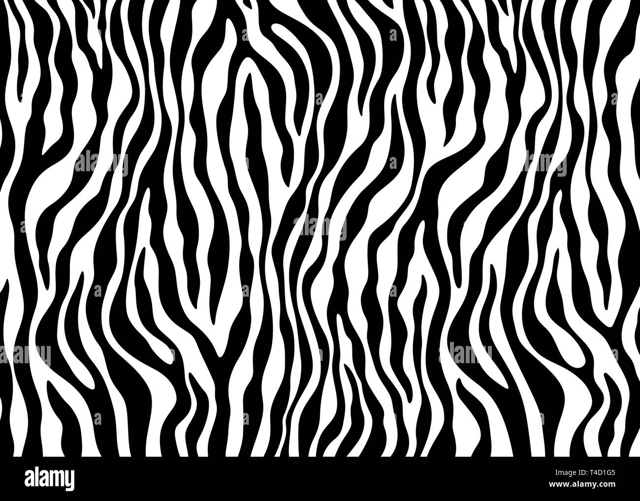 Zebra Pattern design. Stampa animale illustrazione vettoriale sfondo. La fauna selvatica pelle pelliccia design illustrazione. Per il web, home decor, moda, superficie, grafico Illustrazione Vettoriale