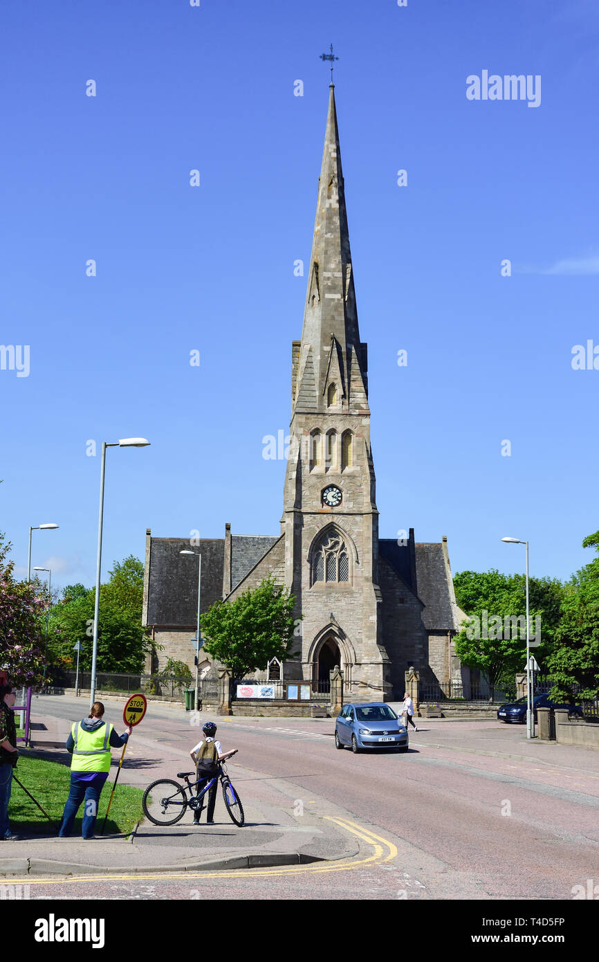 Invergordon Chiesa di Scozia, strada del castello, Invergordon, Highland, Scotland, Regno Unito Foto Stock
