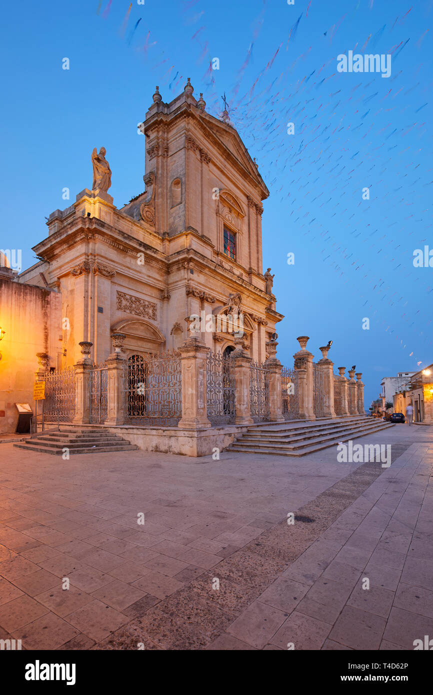 La Basilica di Santa Maria Maggiore a Ispica, Sicilia, Italia Foto Stock