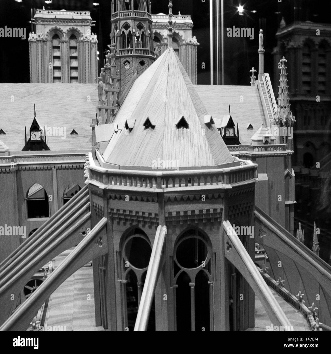 La cattedrale di Notre Dame - la cattedrale di Parigi Foto Stock