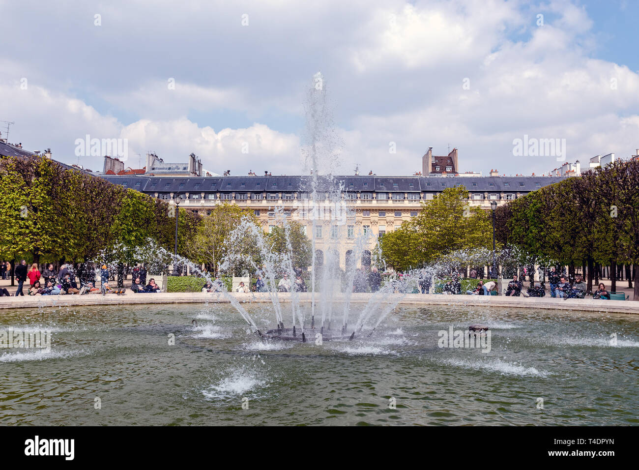Giardino del Palais-Royal - Parigi, Francia Foto Stock