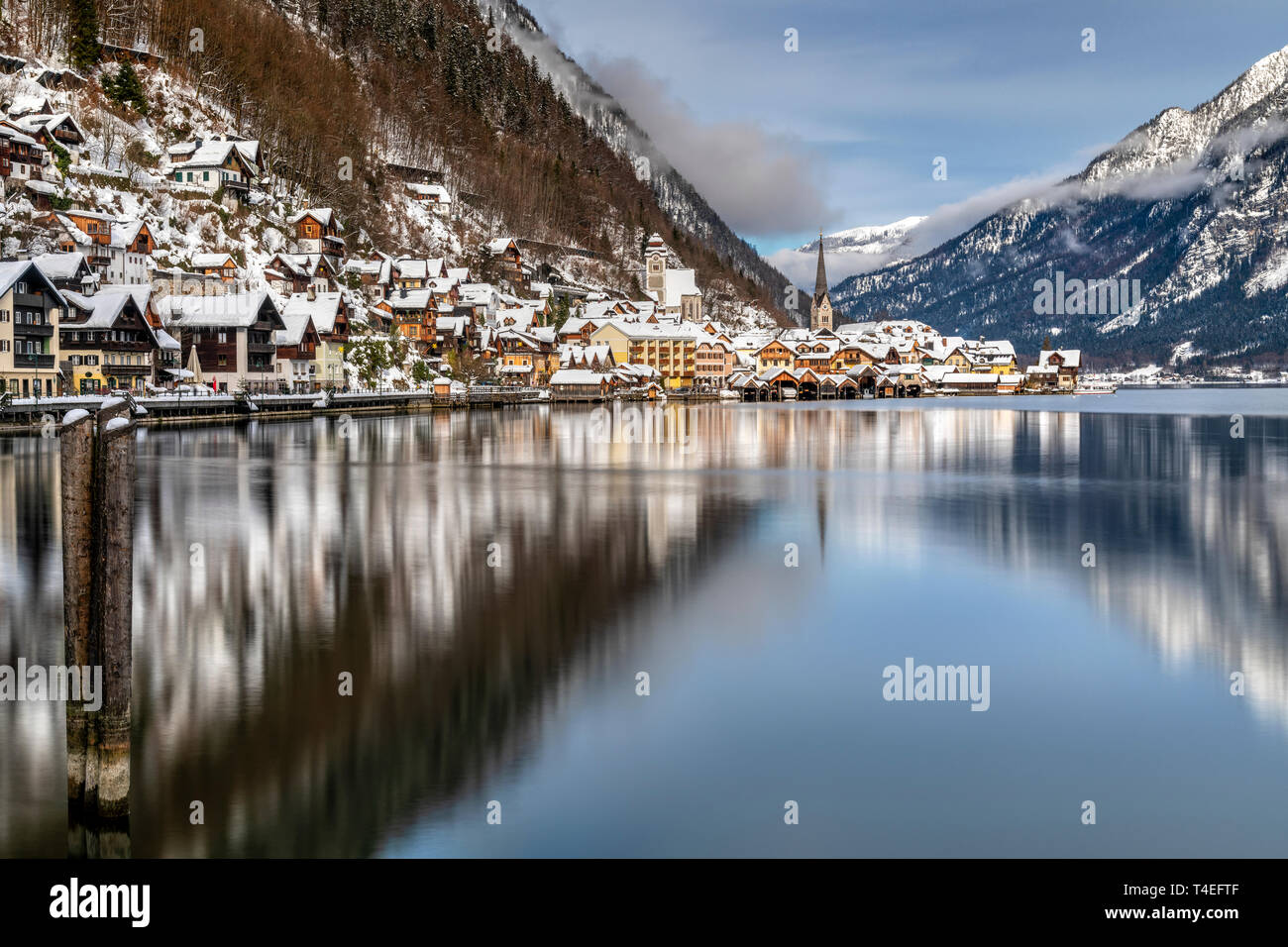 Hallstatt, Austria superiore, Austria Foto Stock