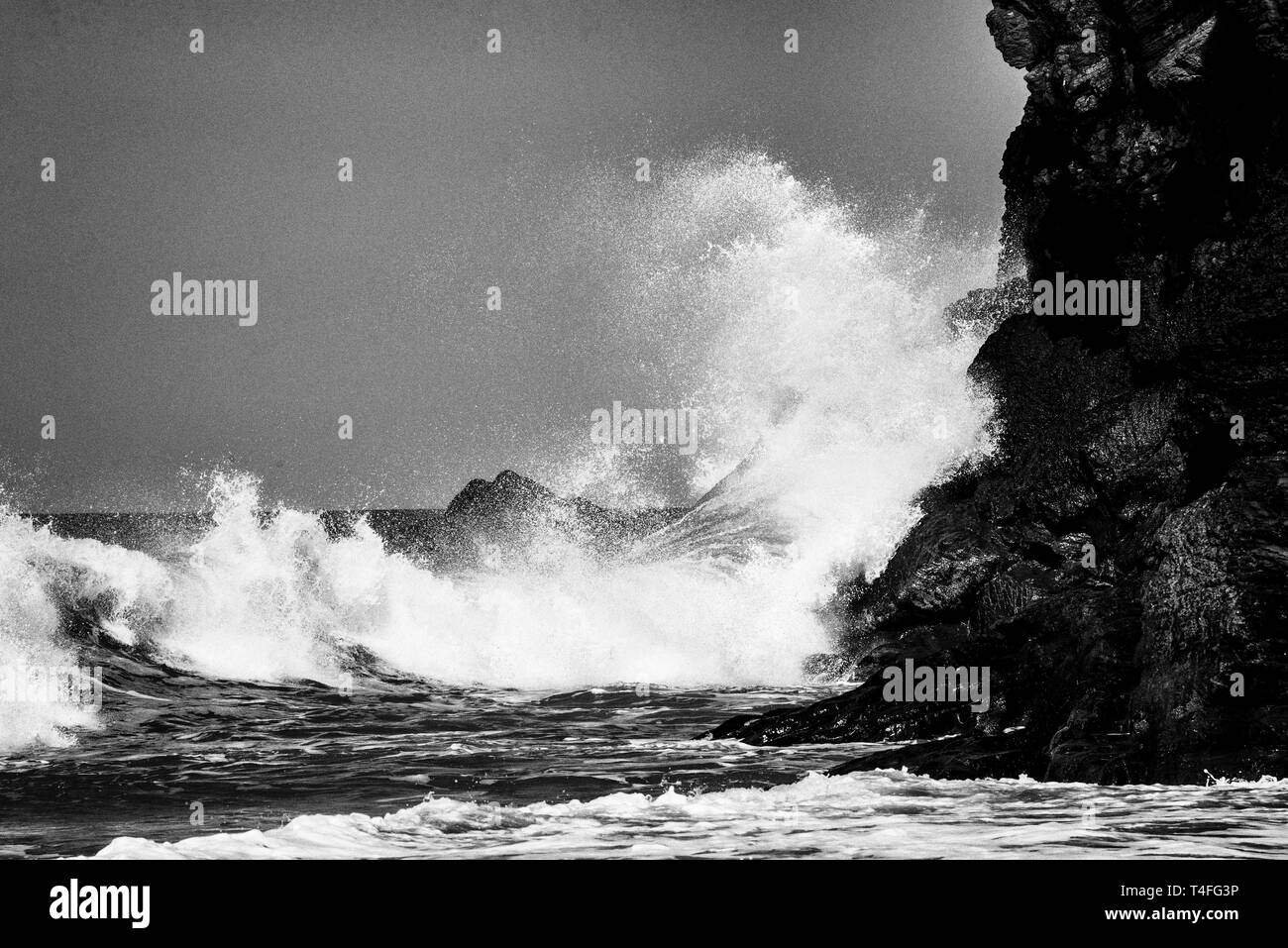 Pembrokeshire Coast arte paesaggi Foto Stock