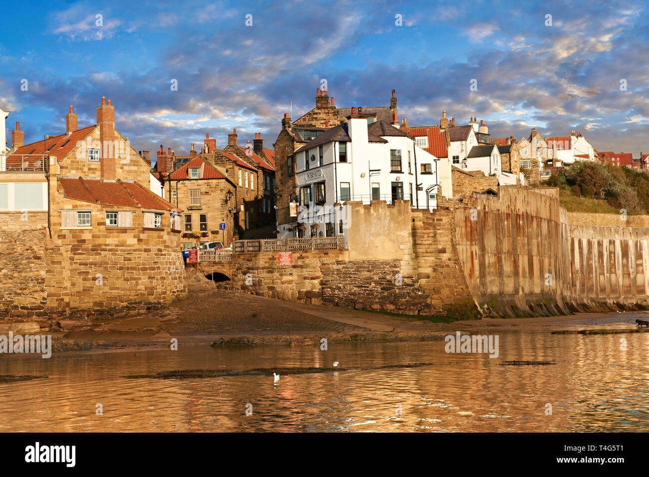 Robin Hood's Bay, North Yorkshire, Inghilterra. Foto Stock