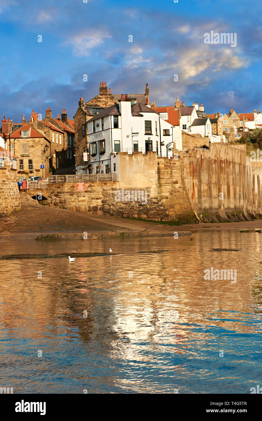 Robin Hood's Bay, North Yorkshire, Inghilterra. Foto Stock