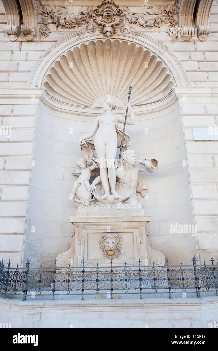 Piazza Unità d'Italia, Piazza dell'Unità d'Italia, Trieste Foto Stock