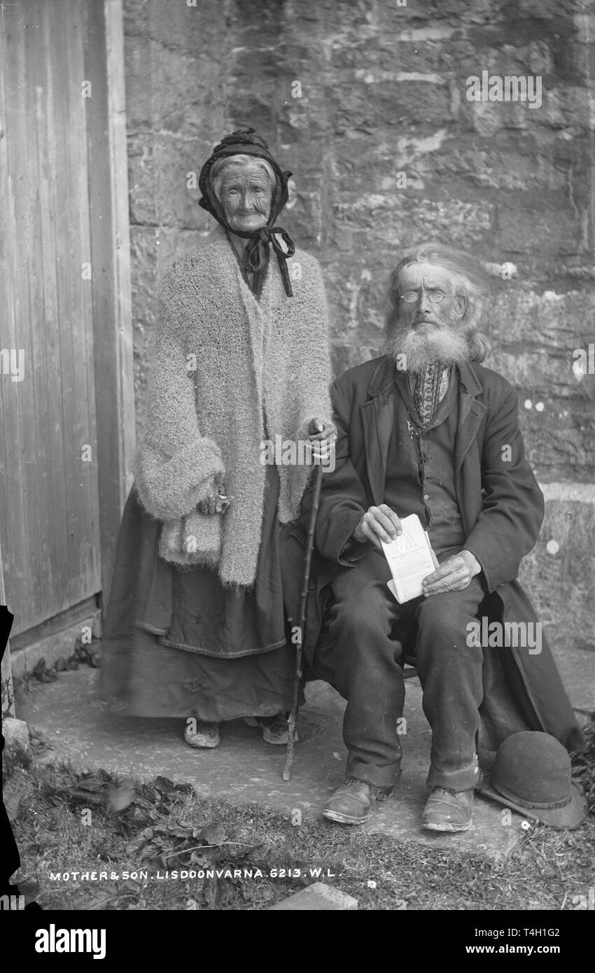 Vita d'epoca in Irlanda Foto Stock