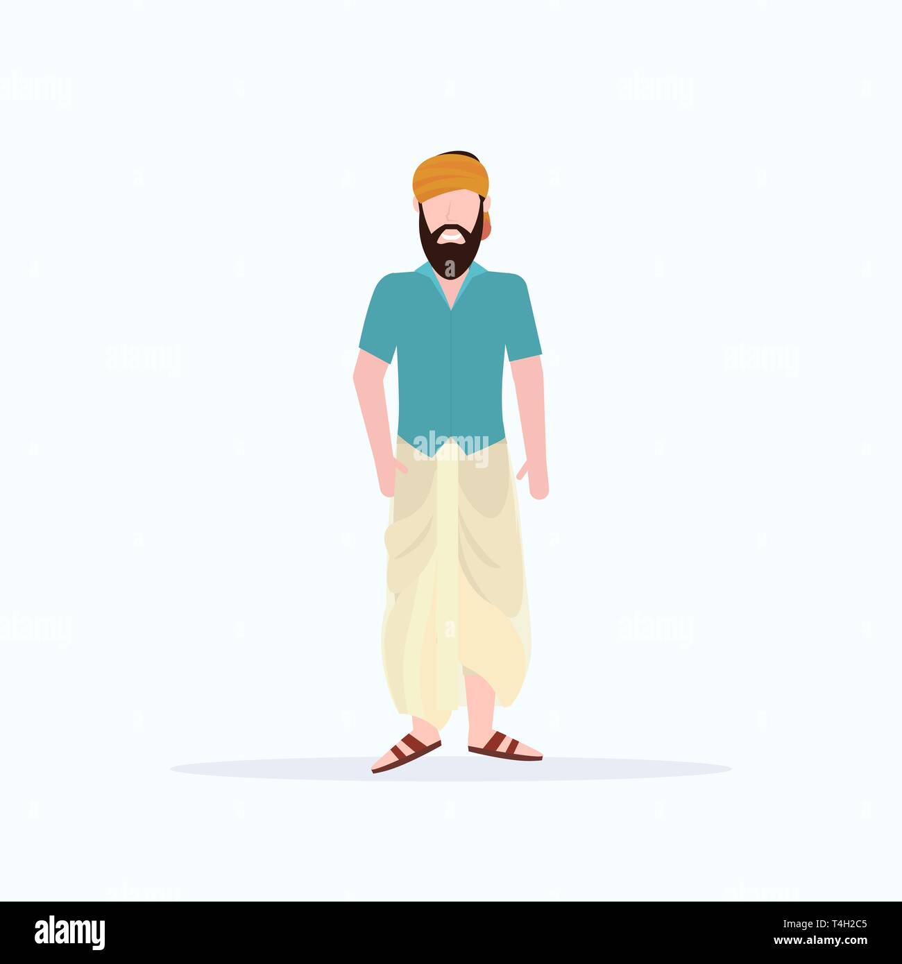 Felice casual uomo in piedi pongono sorridente ragazzo indossa abiti alla moda maschile personaggio dei cartoni animati a piena lunghezza piatto sfondo bianco Illustrazione Vettoriale