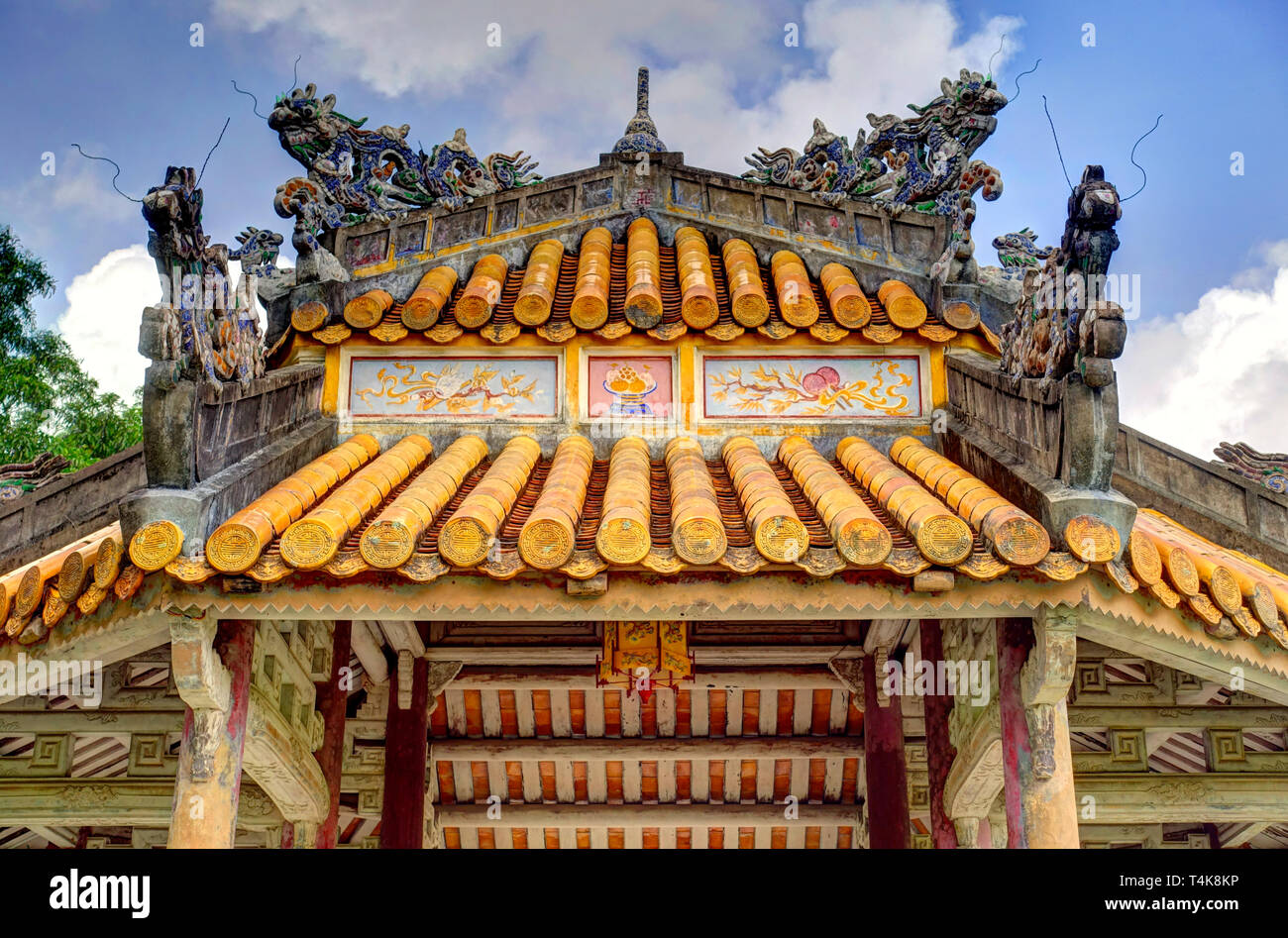 La cittadella di Hue, Vietnam Foto Stock