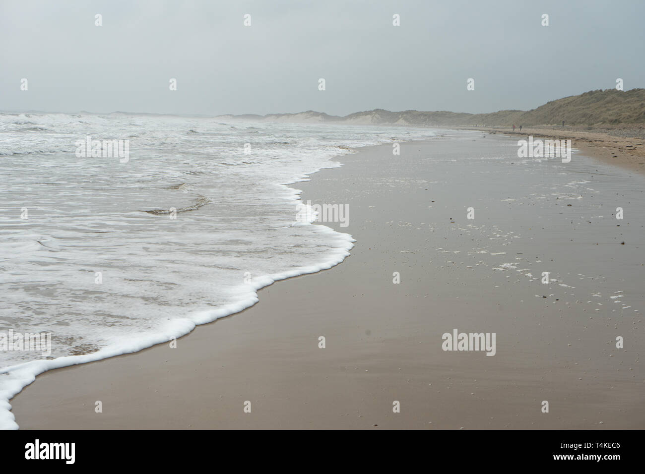 Spiaggia di Druridge Bay, Northumberland, Regno Unito Foto Stock