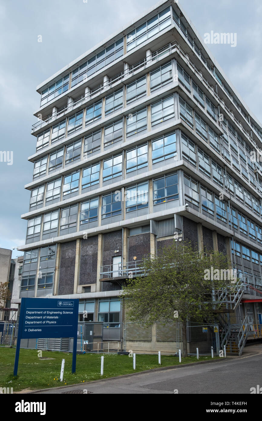 Dipartimento di ingegneria scienza edificio, parte dell università di Oxford, su Banbury Road, Oxford, Regno Unito Foto Stock