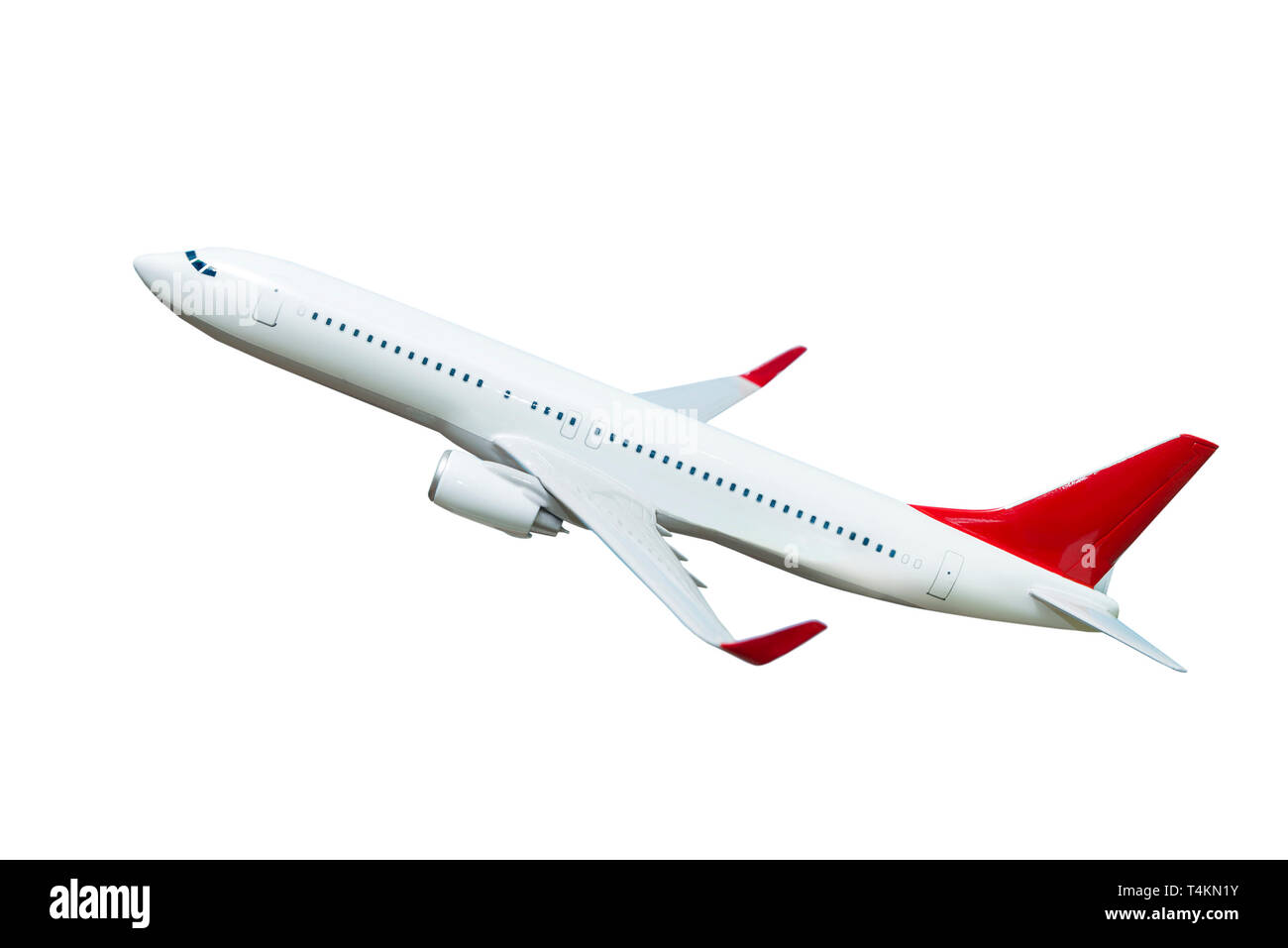 Piano isolato su bianco Foto Stock