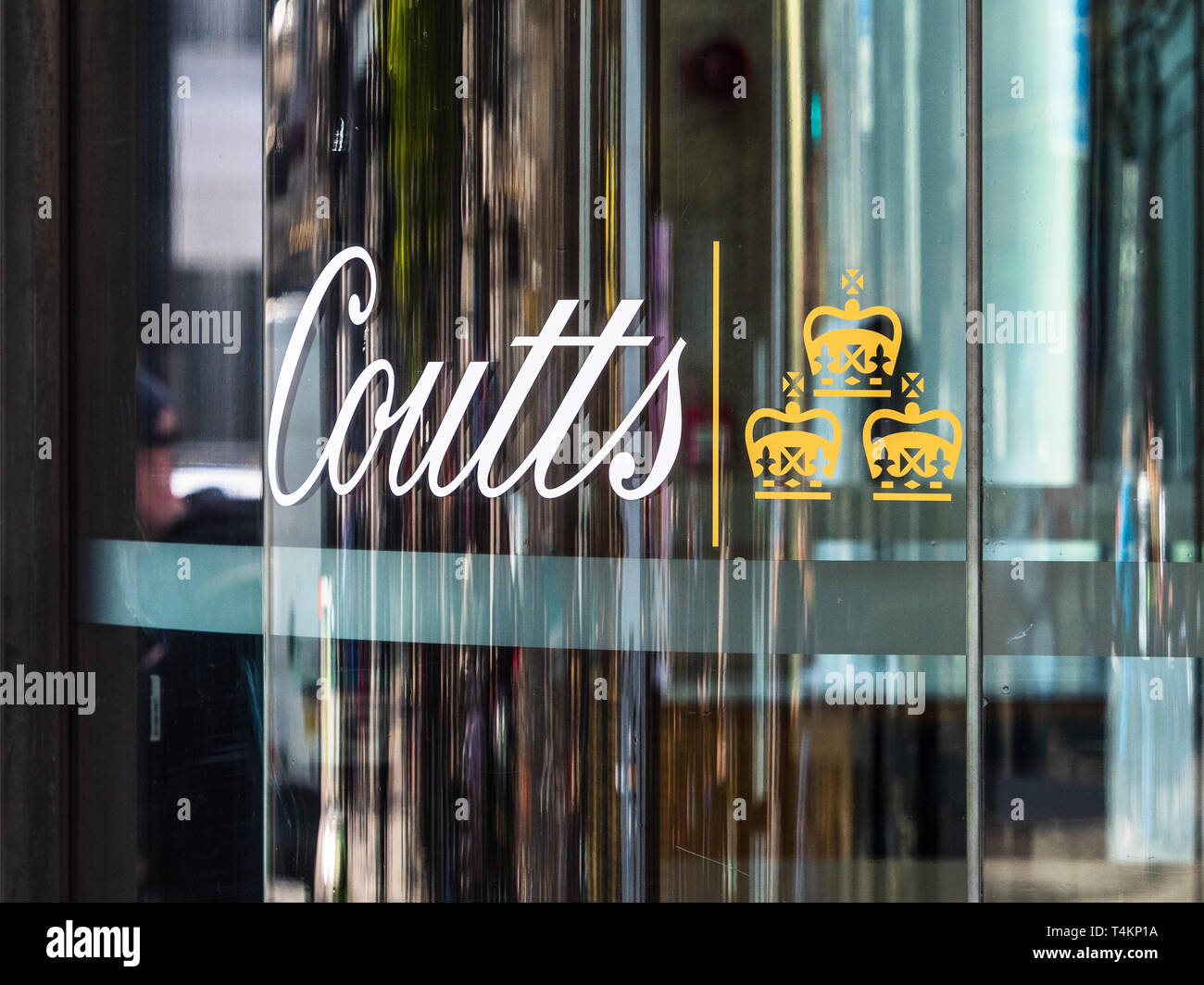 Coutts Bank Headquarters HQ, The Strand, London - Coutts and Co è una banca privata con sede nel Regno Unito e gestore patrimoniale, fondata nel 1692. Ora fa parte di NatWest. Foto Stock