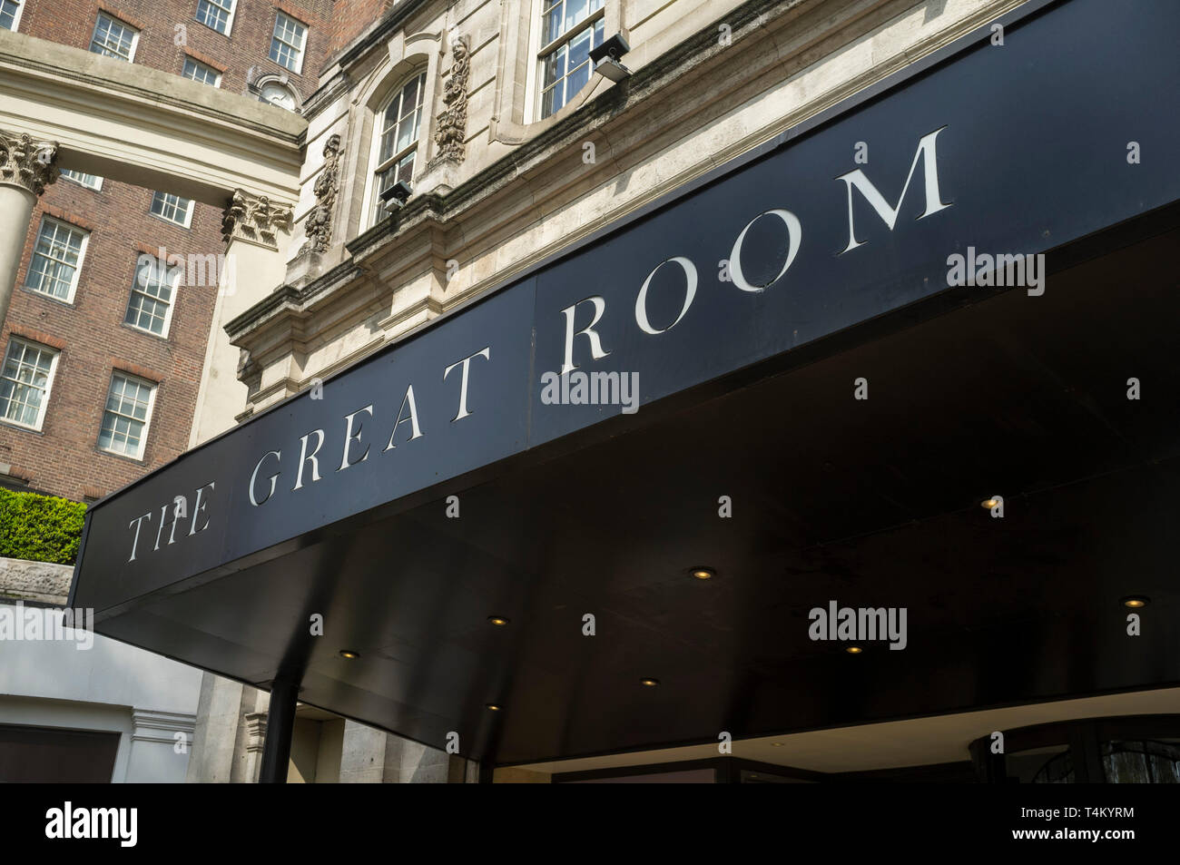 La grande sala al Grosvenor House su Park Lane, Londra Foto Stock