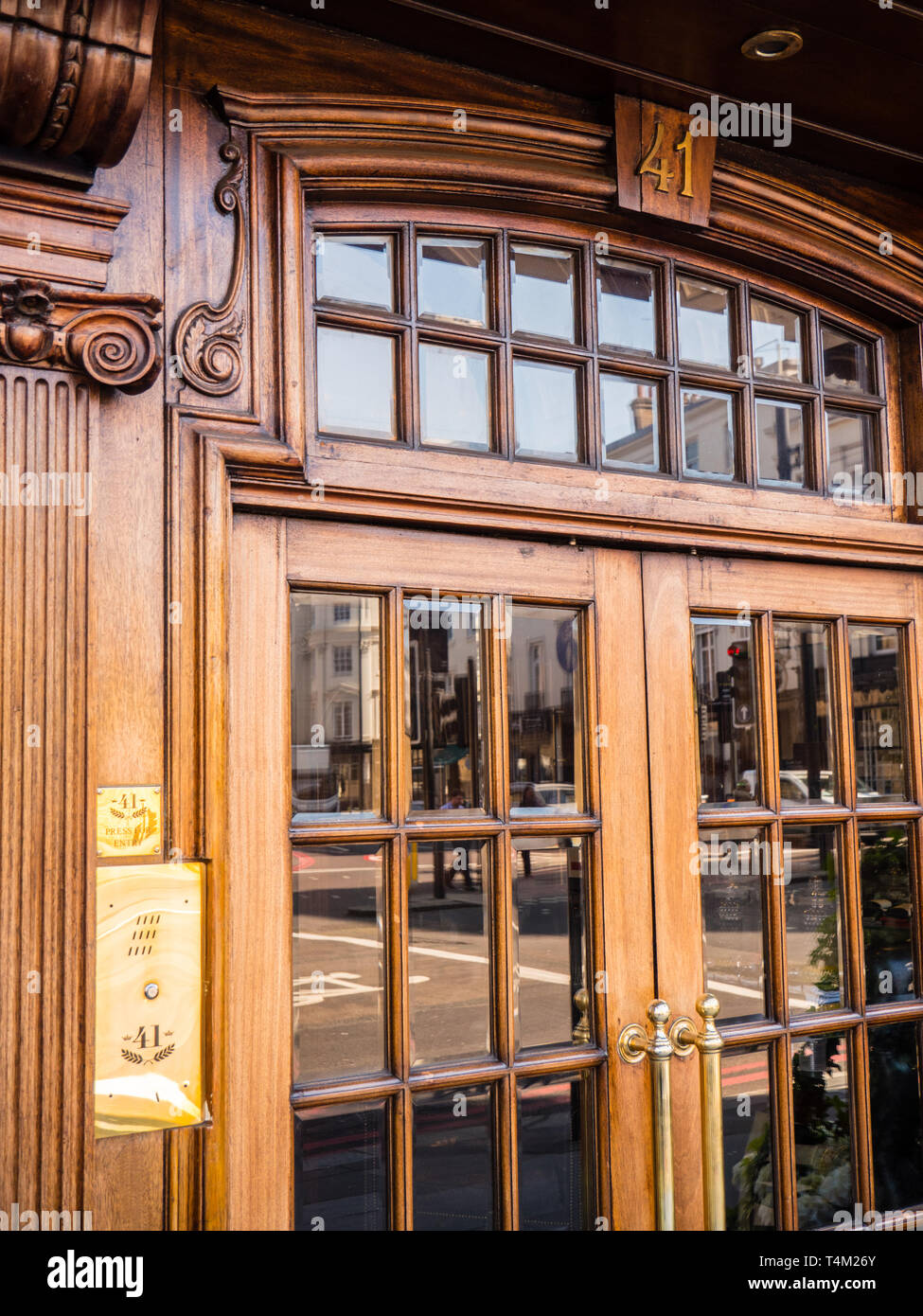 Destinazione di viaggio, Hotel 41 specialista di lusso Hotel, Westminster, London, England, Regno Unito, GB. Foto Stock