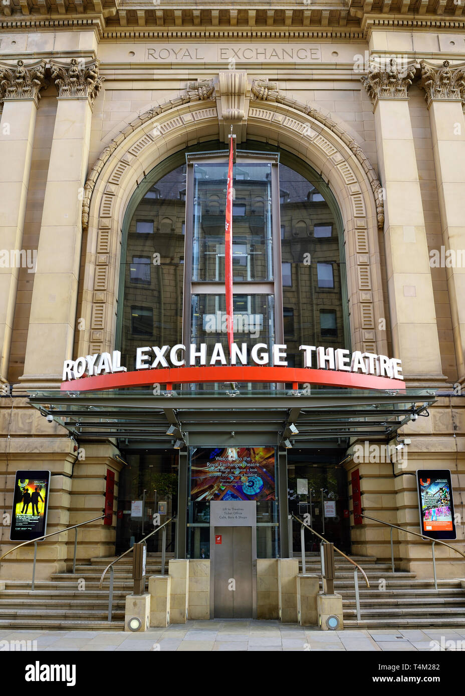 Il Royal Exchange Theatre, Manchester, Inghilterra, Regno Unito Foto Stock