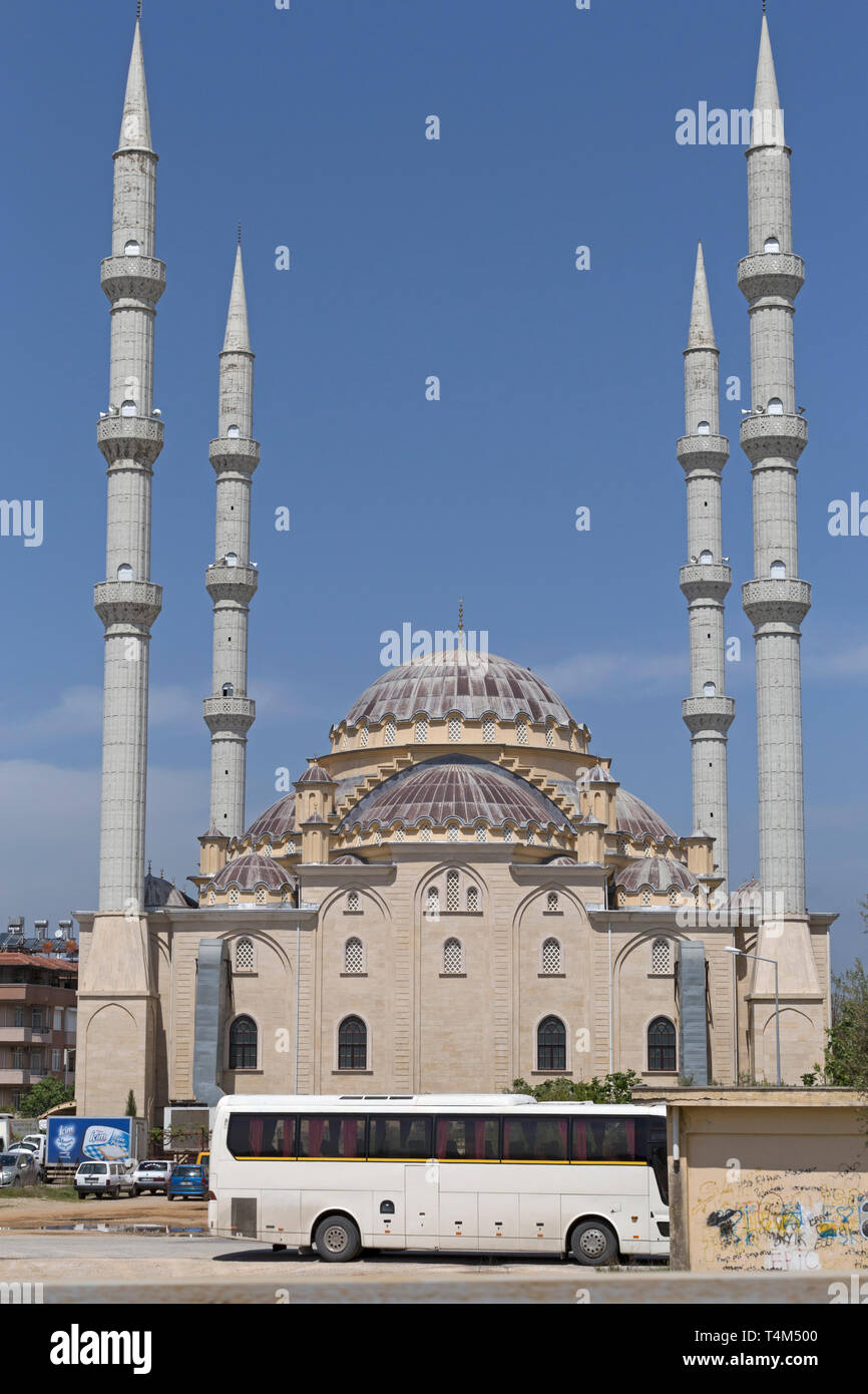 La moschea, Manavgat, Provincia di Antalya, Turchia Foto Stock