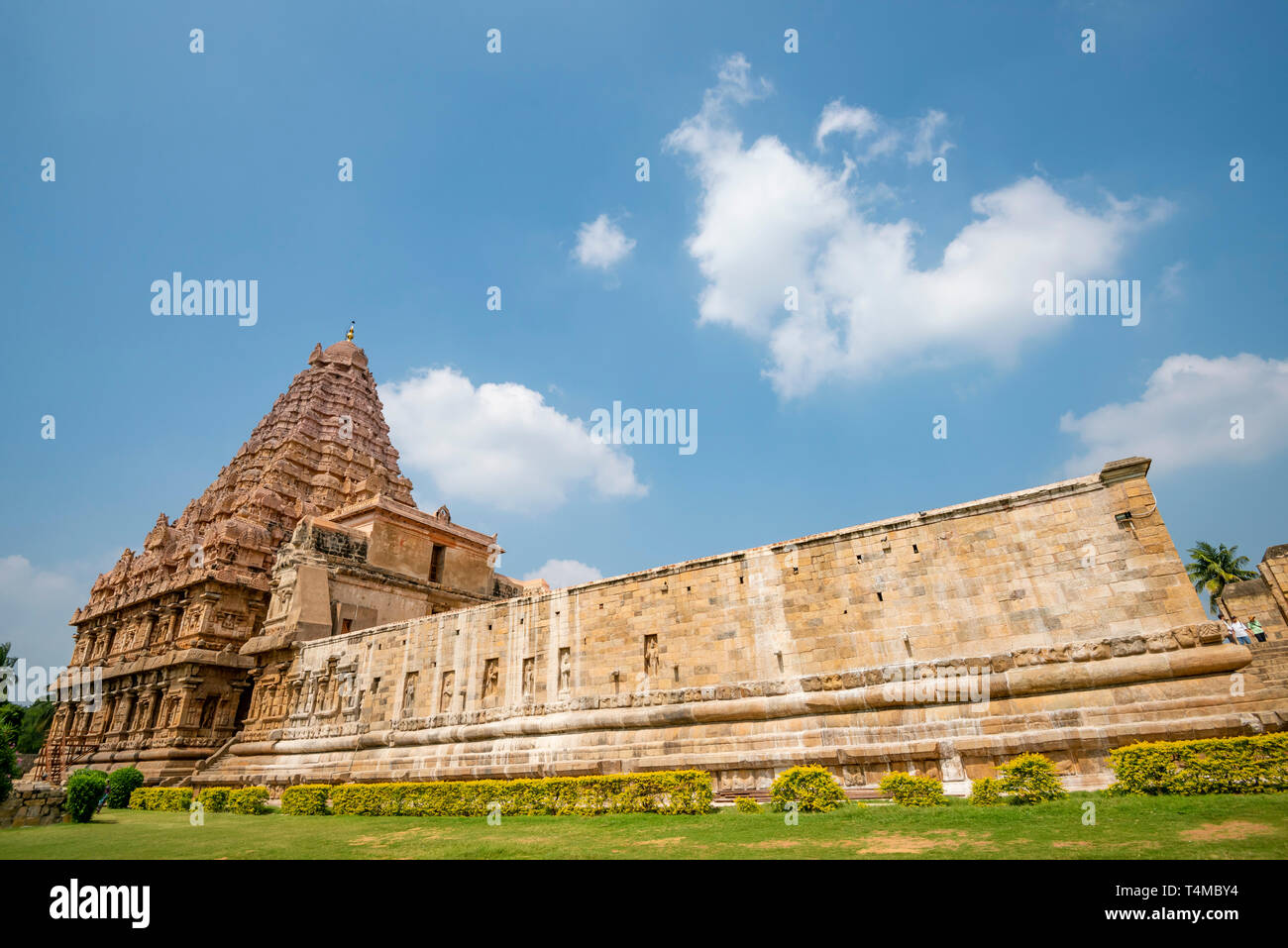 Vista orizzontale della Gangaikonda Cholapuram tempio di Gangaikonda Cholapuram, India. Foto Stock