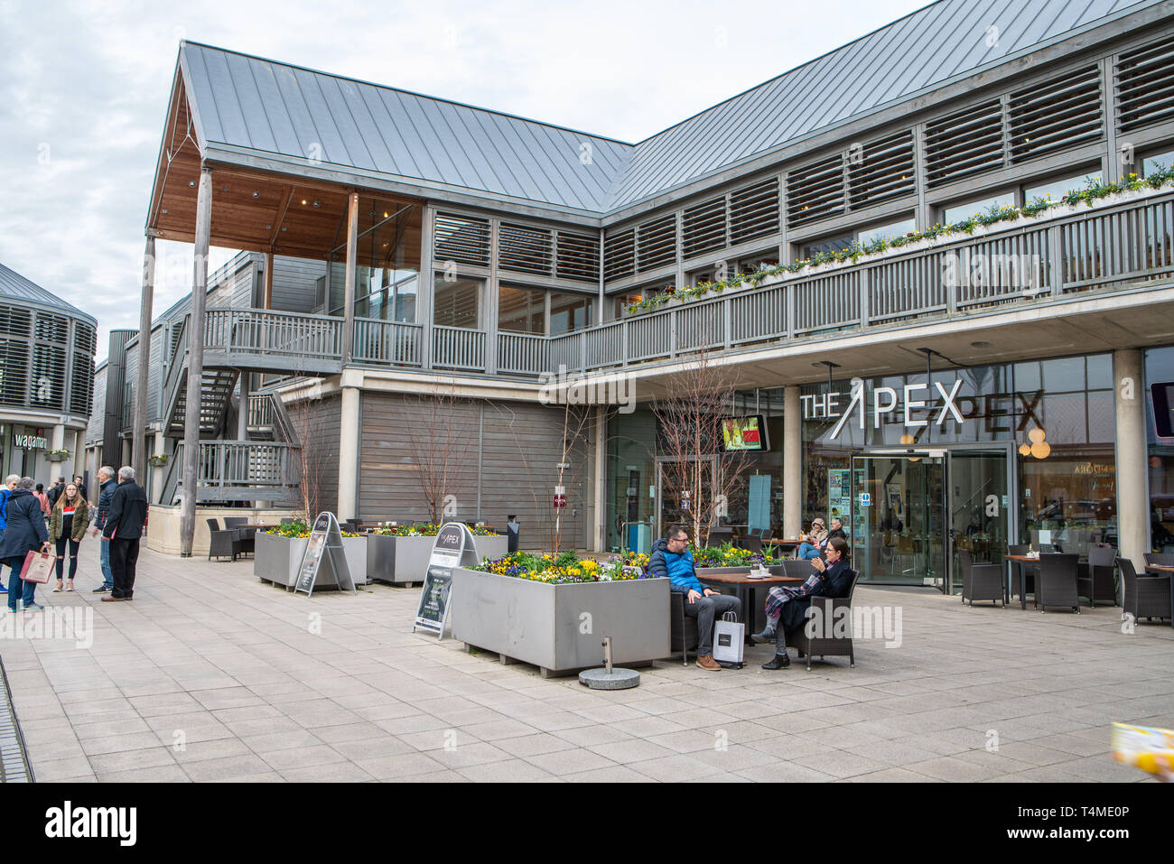 Il centro commerciale Apex, Bury St Edmunds, Suffolk UK Foto Stock