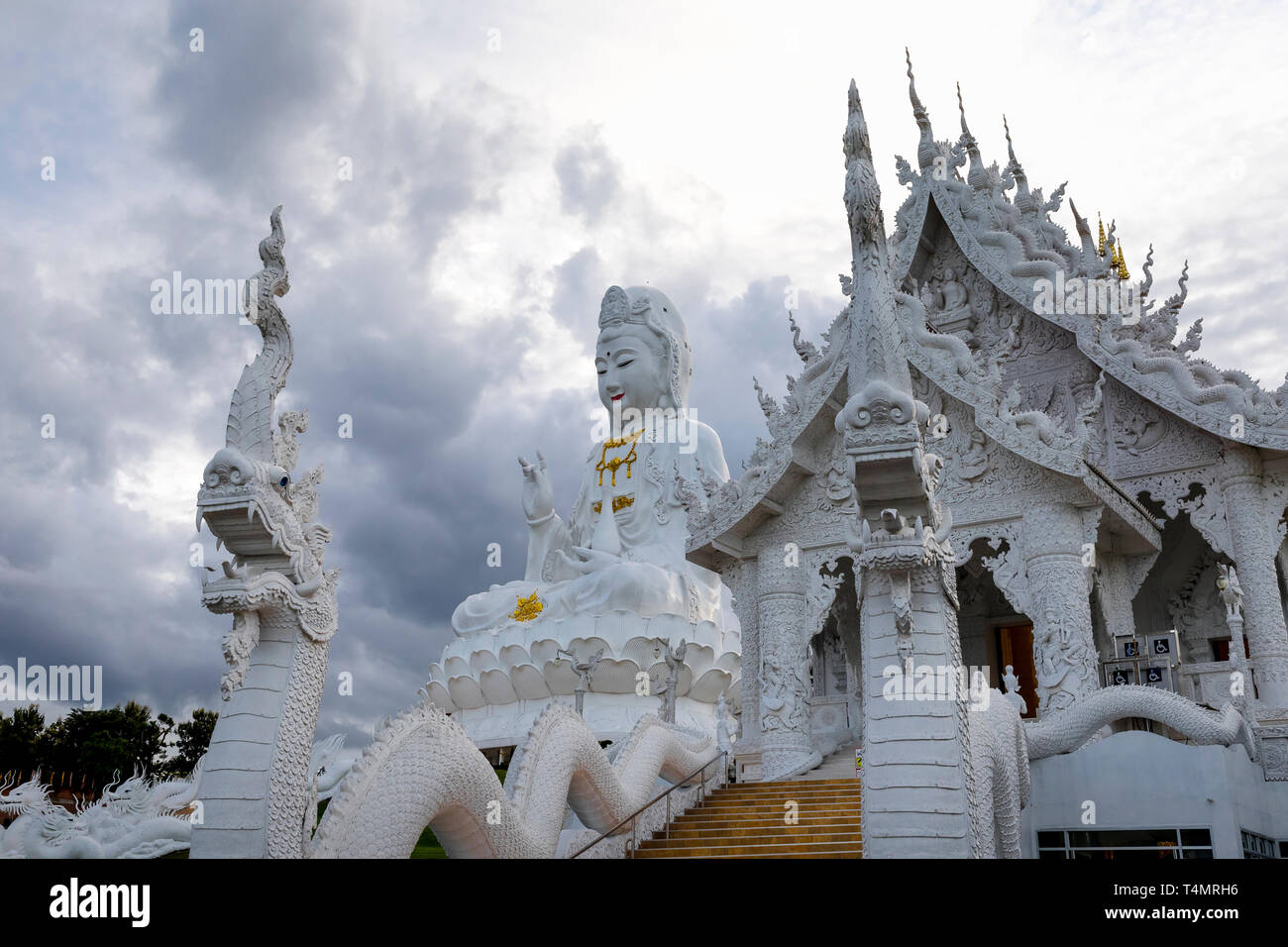Wat Huay Pla Kang Tempio (tempio Cinese) Chiang Rai, Thailandia Foto Stock