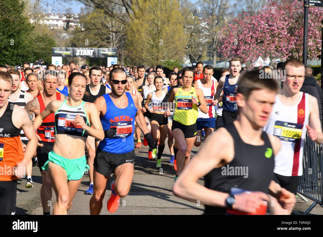 Brighton marathon 2019 Foto Stock