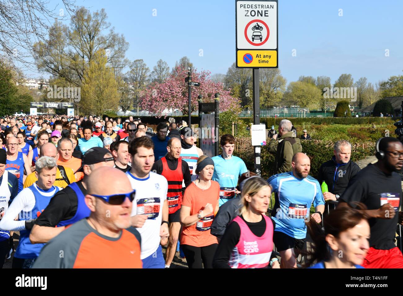 Brighton marathon 2019 Foto Stock