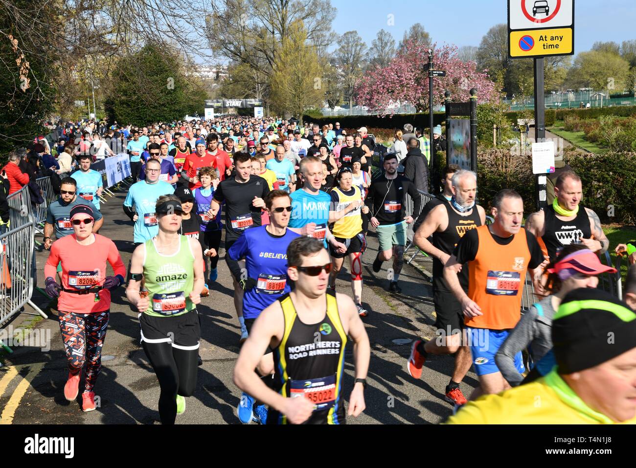 Brighton marathon 2019 Foto Stock