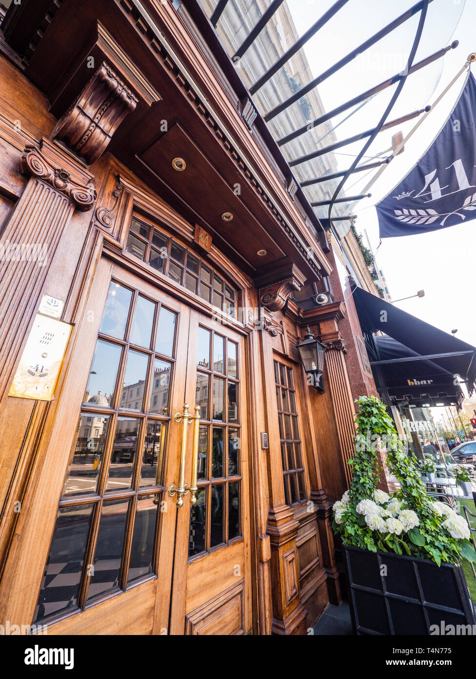 Destinazione di viaggio, Hotel 41 specialista di lusso Hotel, Westminster, London, England, Regno Unito, GB. Foto Stock