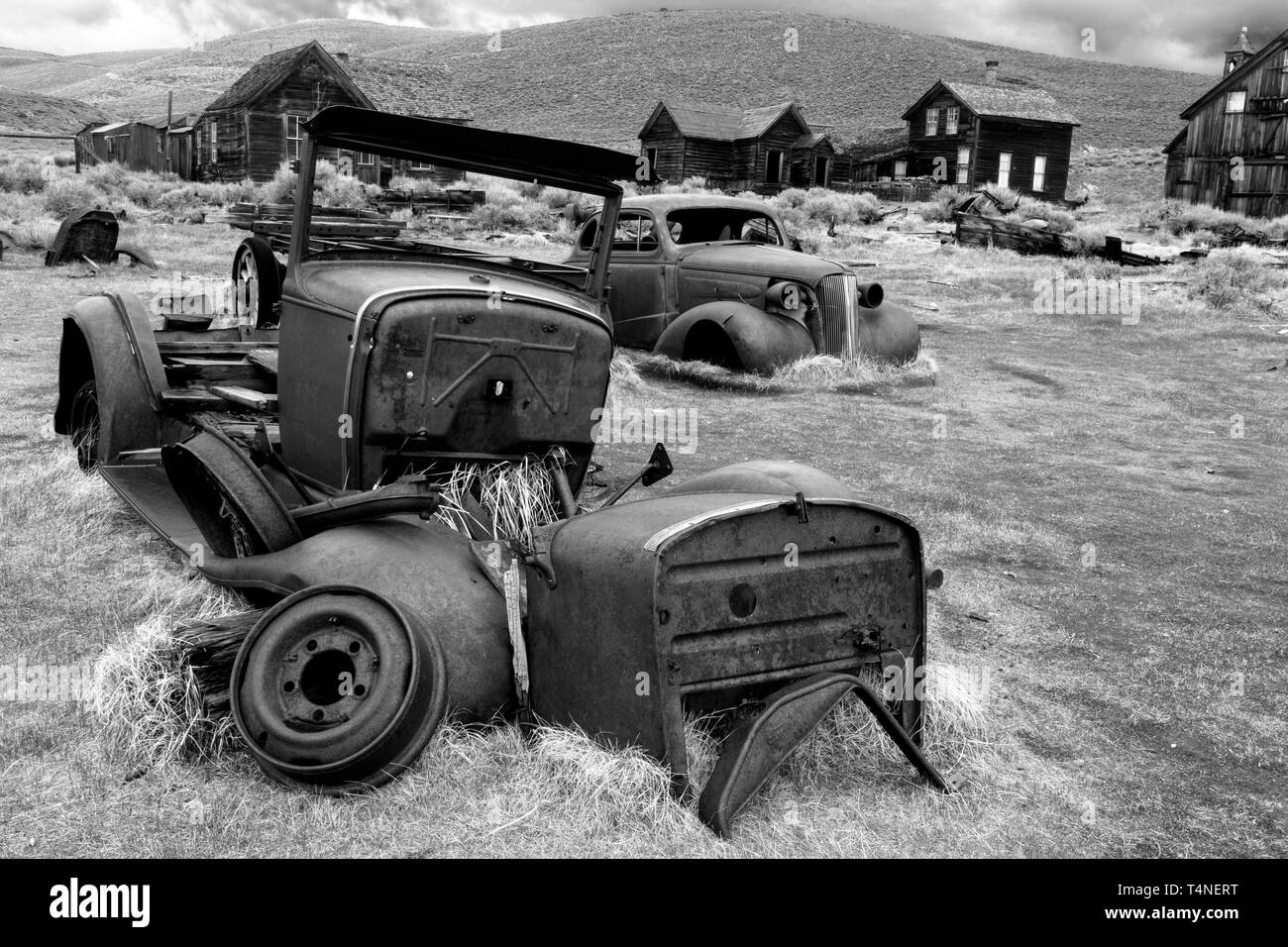 Nord America; Stati Uniti; California; California State Parks; Bodie Historic State Park; Ghost Town; Gold Rush. Foto Stock