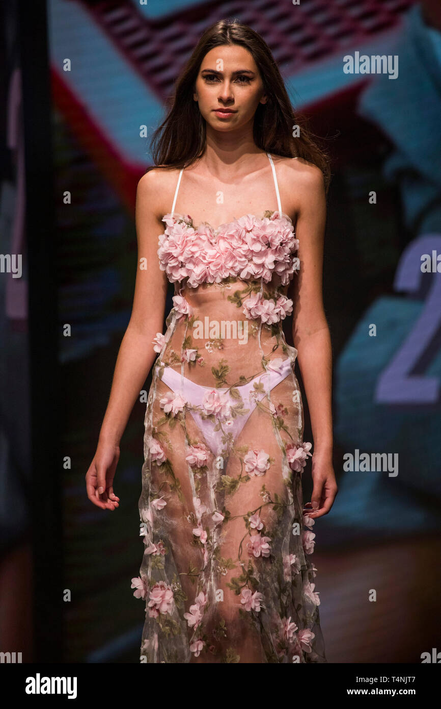 Los Angeles Fashion Week Powered by Arte cuori Moda marzo 23, 2019 al Majestic Downtown, 650 S. Spring Street, Los Angeles, CA Foto Stock