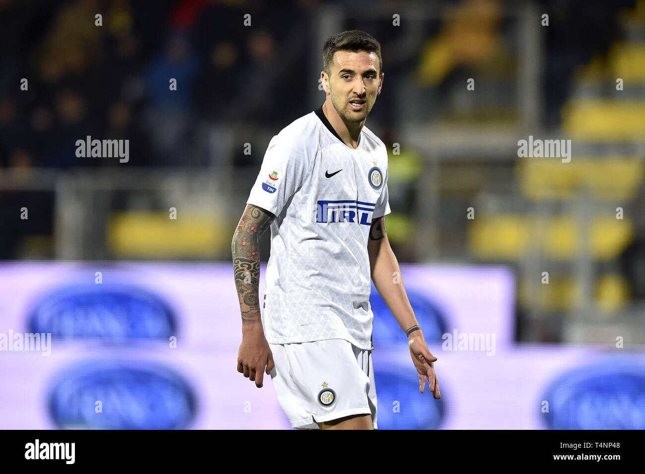 Matias Vecino della FC Internazionale durante la Serie A match tra Frosinone Calcio e FC Internazionale allo Stadio Benito stirpe, Frosinone, Italia Foto Stock