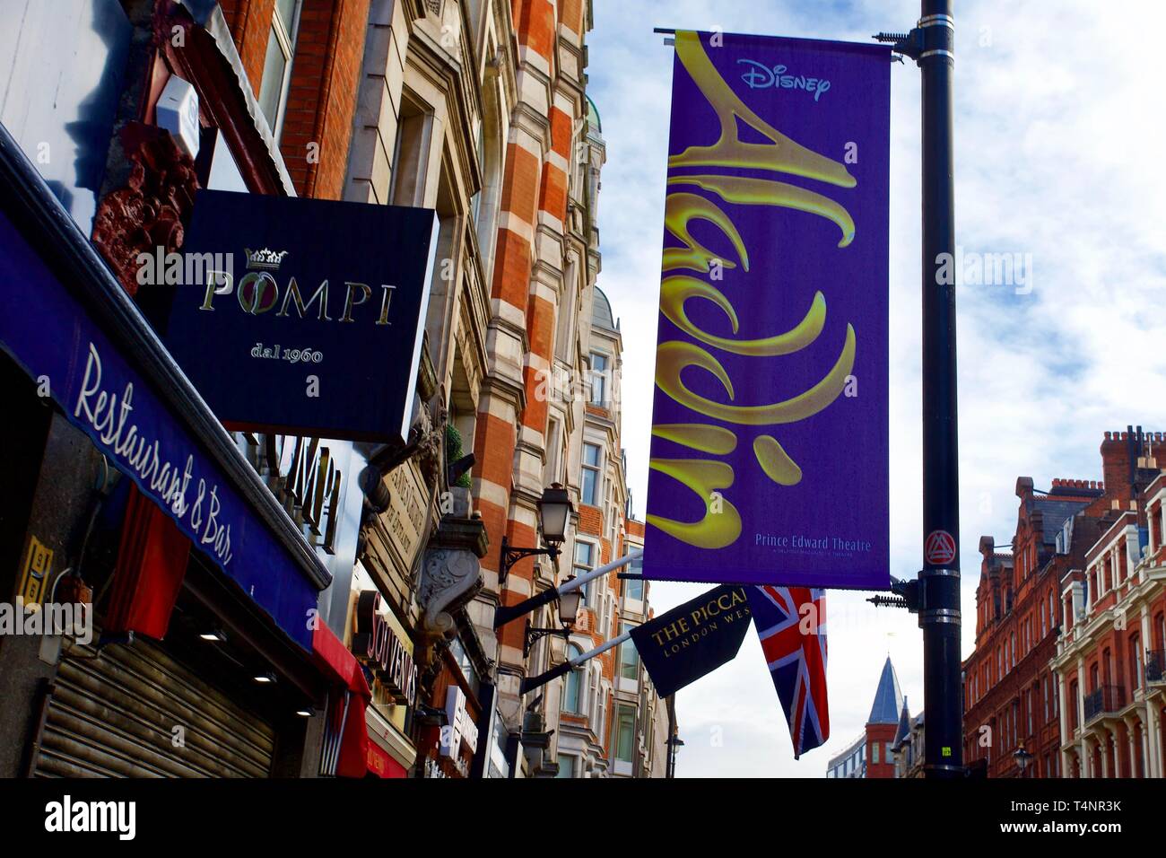 Aladdin, Prince Edward Theatre, Westminster, Londra, Inghilterra. Foto Stock