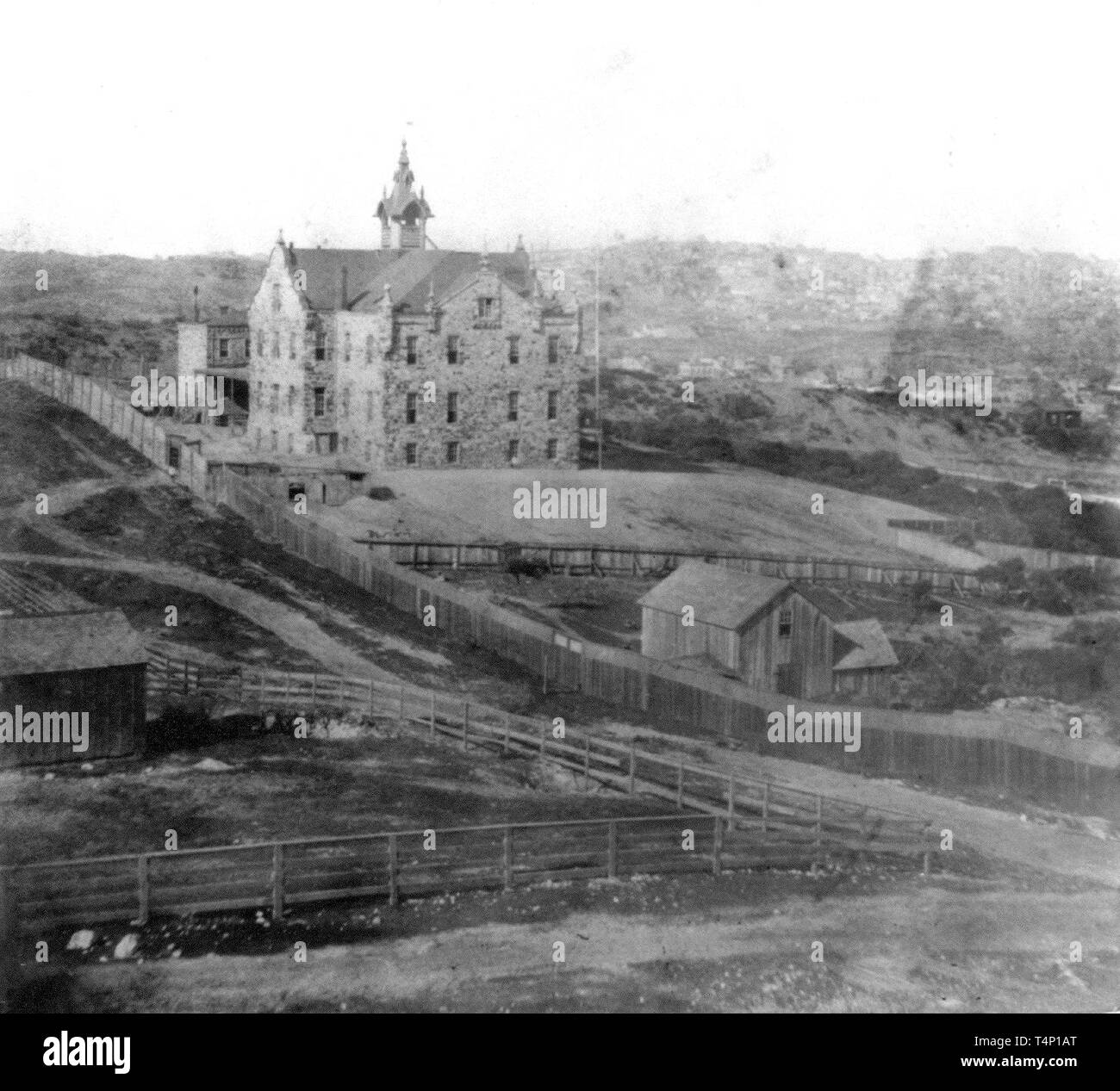 La storia della California - protestante asilo orfani, San Francisco ca. 1866 Foto Stock