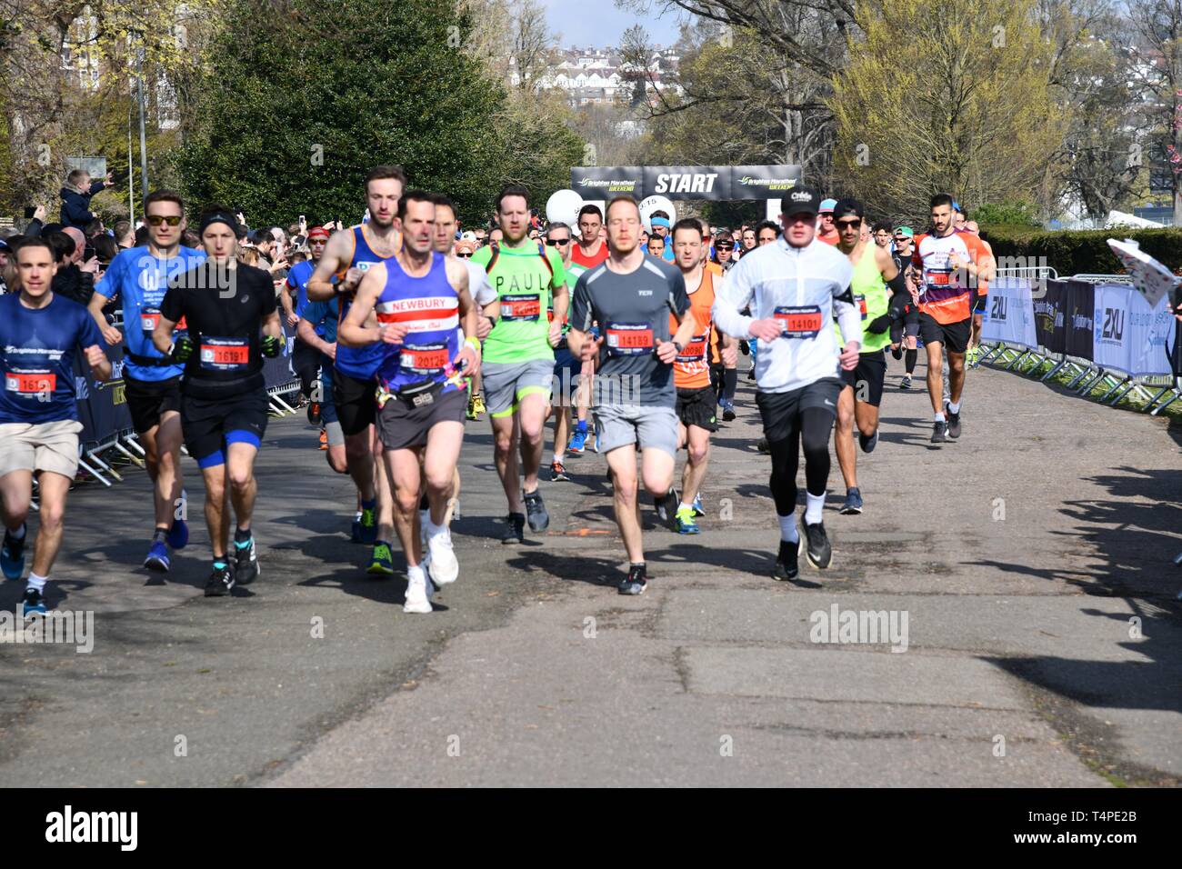 Brighton marathon 2019 Foto Stock